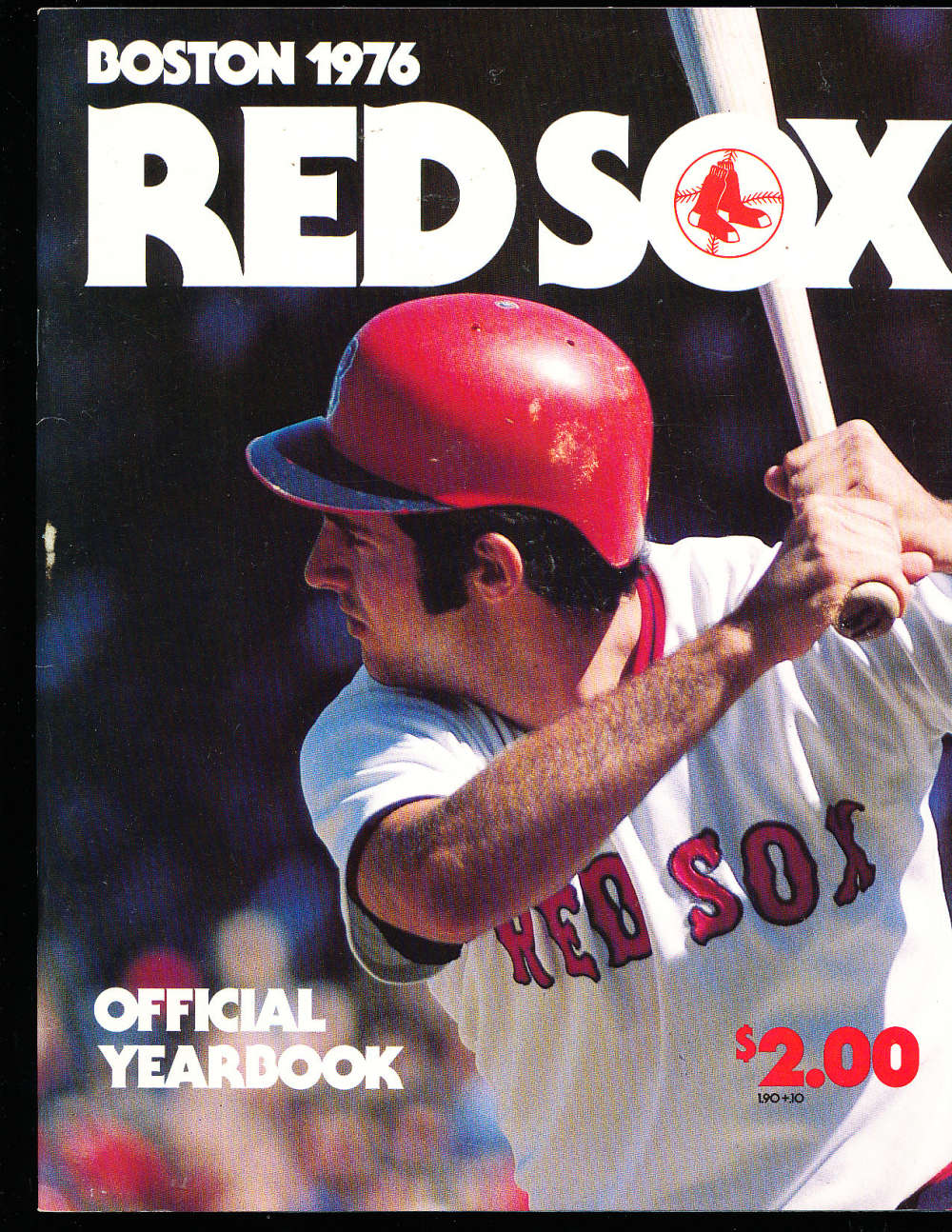 1976 Boston Red sox Fred Lynn Yearbook nm bxyb