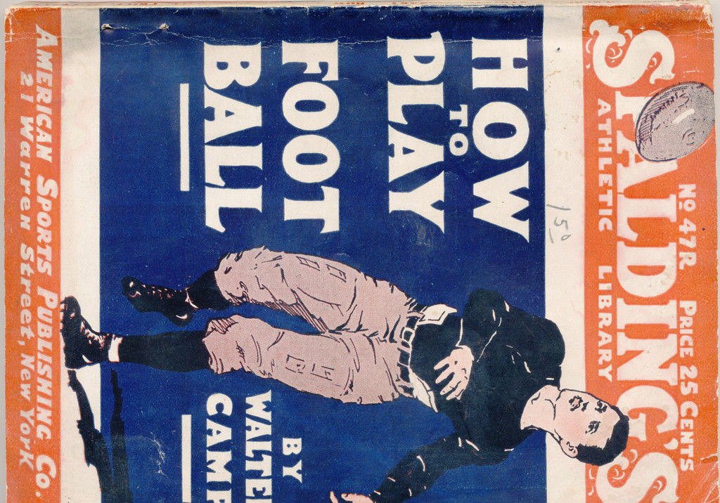spalding Football How to Play football 1917 edition em condition!