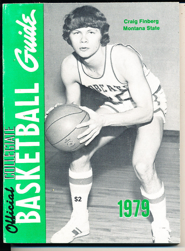 1979 Official NCAA Collegiate Basketball guide em Craig Finberg Montana State