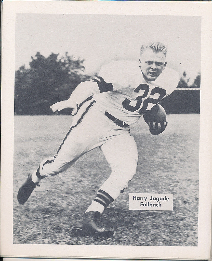 1953 Cleveland Browns Harry Jagade Team Issued card nm