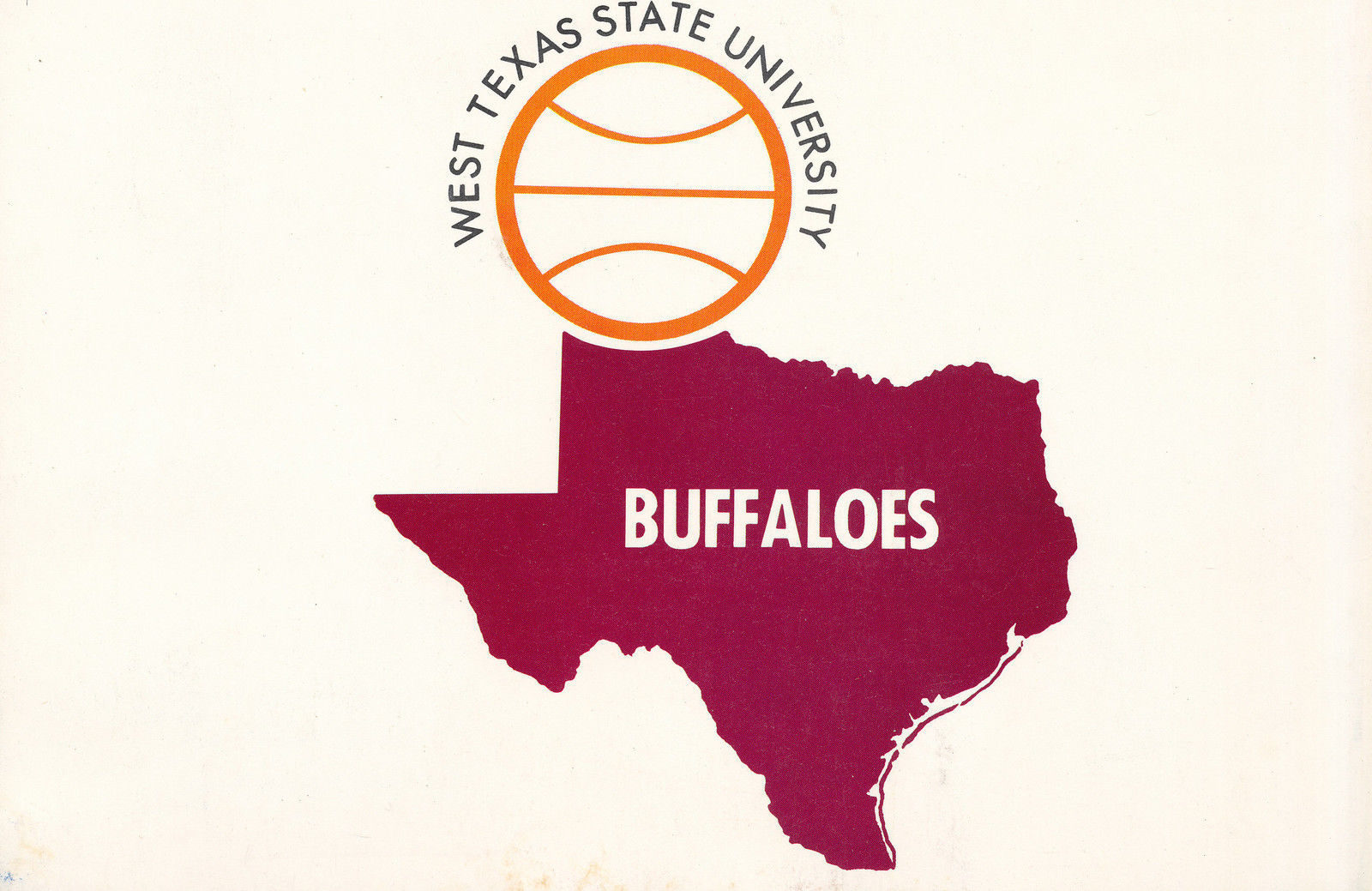 1974 - 1975 West Texas State university Basketball press Media guide bx74